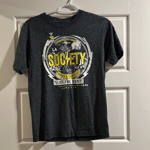 Society Kids Short Sleeve Tee - Black and Yellow